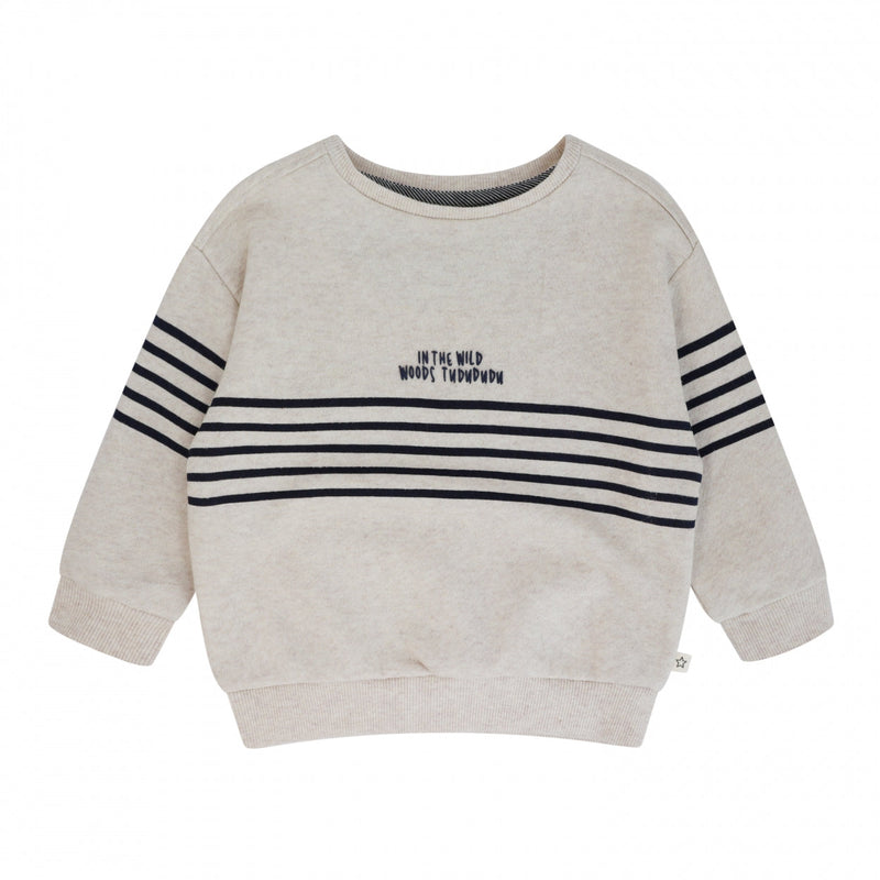 Jongens Sweater Melange | Gael van Your Wishes in de kleur Honeycomb in maat 92.