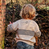 Jongens Sweater Melange | Gael van Your Wishes in de kleur Honeycomb in maat 92.