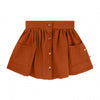 Meisjes Rokje Slub | Benthe van Your Wishes in de kleur Ginger Biscuit in maat 92.