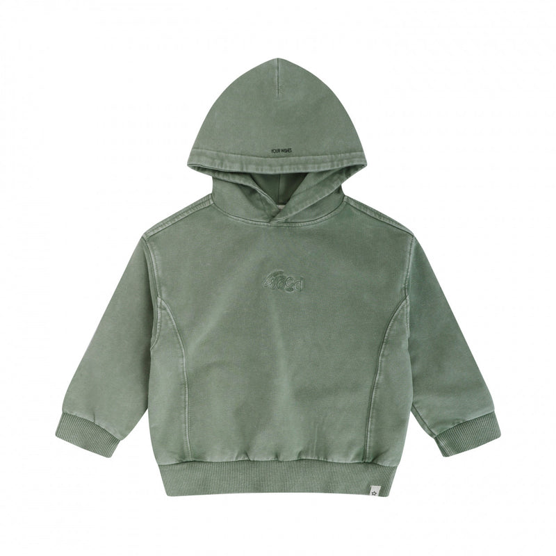 Jongens Sweater Lava Dye | Gordannes van Your Wishes in de kleur Jade in maat 92.