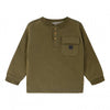 Jongens Sweater Solid | George van Your Wishes in de kleur Dark Olive in maat 92.
