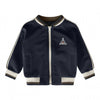 Jongens Vest Trainer | Camiel van Your Wishes in de kleur Night Blue in maat 134-140.