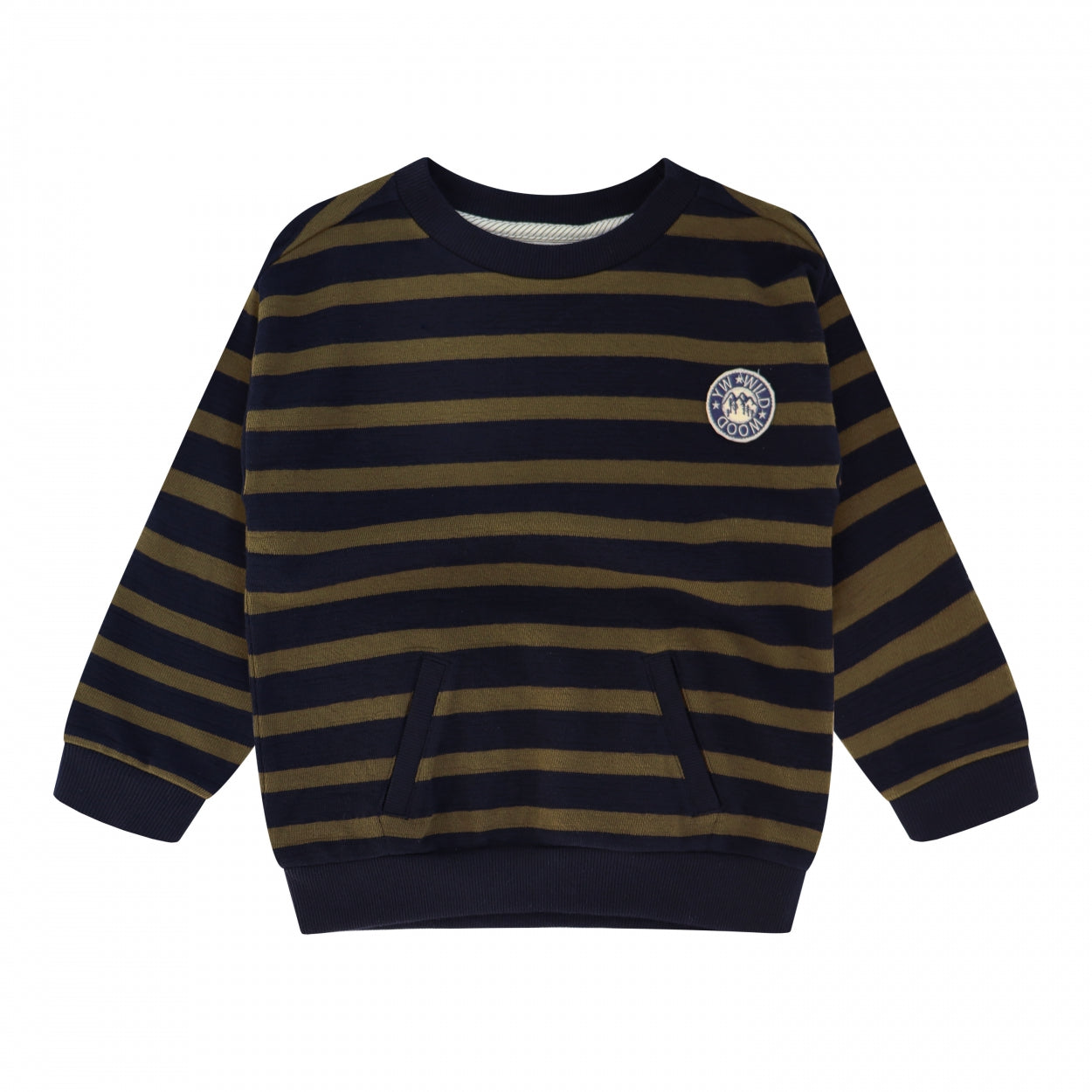 Jongens Sweater Tub | Gray van Your Wishes in de kleur Multicolor in maat 134-140.