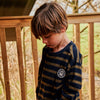 Jongens Sweater Tub | Gray van Your Wishes in de kleur Multicolor in maat 134-140.