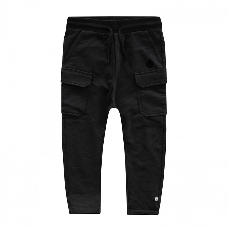 Jongens Broek Solid - Cloud van Your Wishes in de kleur Black in maat 134/140.