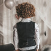 Jongens Gilet Diamond - Cyrus van Your Wishes in de kleur Black in maat 134/140.