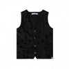 Jongens Gilet Diamond - Cyrus van Your Wishes in de kleur Black in maat 134/140.