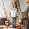 Meisjes Legging Circus Stripes - Nikita van Your Wishes in de kleur Multicolor in maat 134/140.