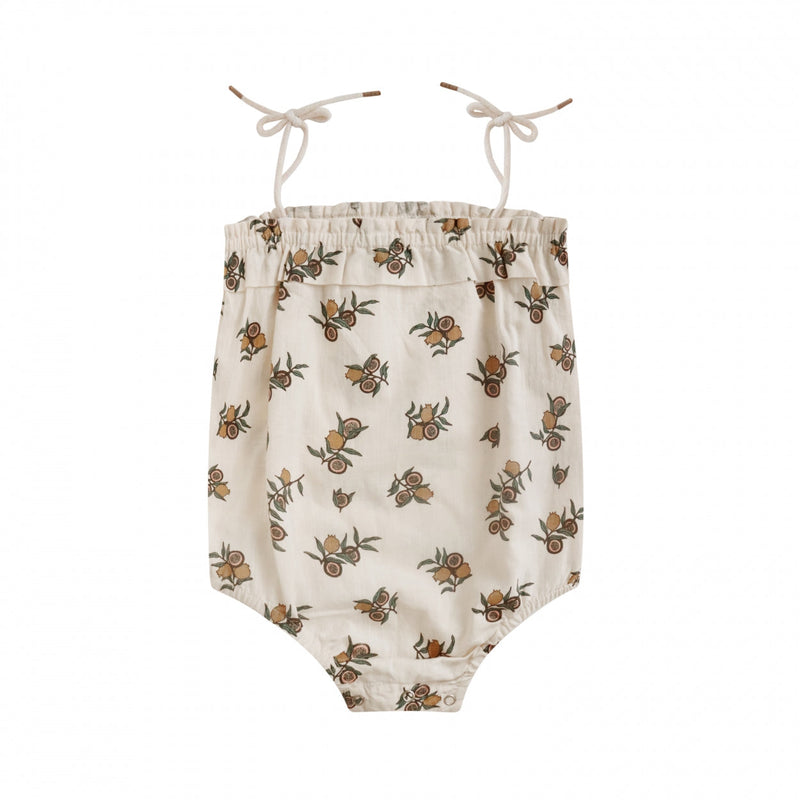 Meisjes Romper Maracuja | Estelle van Your Wishes in de kleur Almond in maat 68.