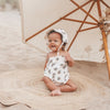 Meisjes Romper Maracuja | Estelle van Your Wishes in de kleur Almond in maat 68.