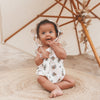 Meisjes Romper Maracuja | Estelle van Your Wishes in de kleur Almond in maat 68.