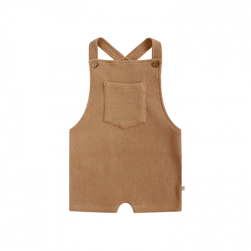 Jongens Jumpsuit Ottoman Rib | Elay van Your Wishes in de kleur Indian Tan in maat 68.