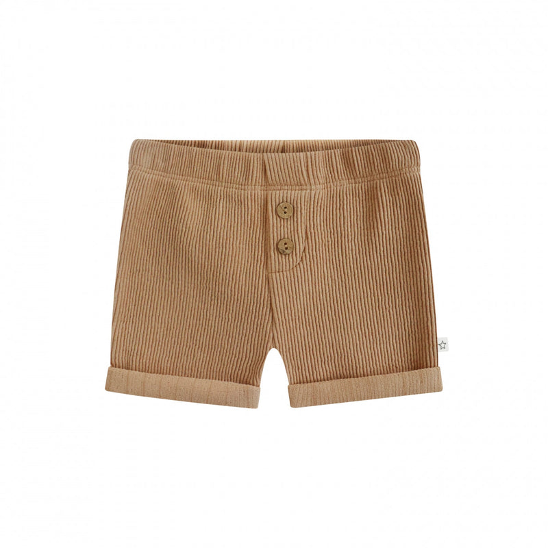 Jongens Broek Ottoman Rib | Eliot van Your Wishes in de kleur Indian Tan in maat 68.