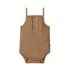 Meisjes Romper Ottoman Rib | Elvi van Your Wishes in de kleur Indian Tan in maat 68.