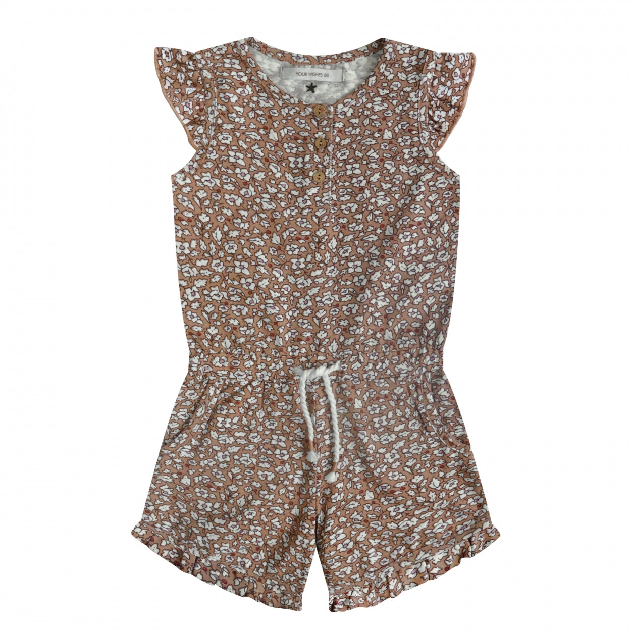 Your Wishes Jumpsuit Flore  Tan | Amani