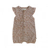 Meisjes Jumpsuit Flore Tan | Alyna van Your Wishes in de kleur Indian Tan in maat 68.
