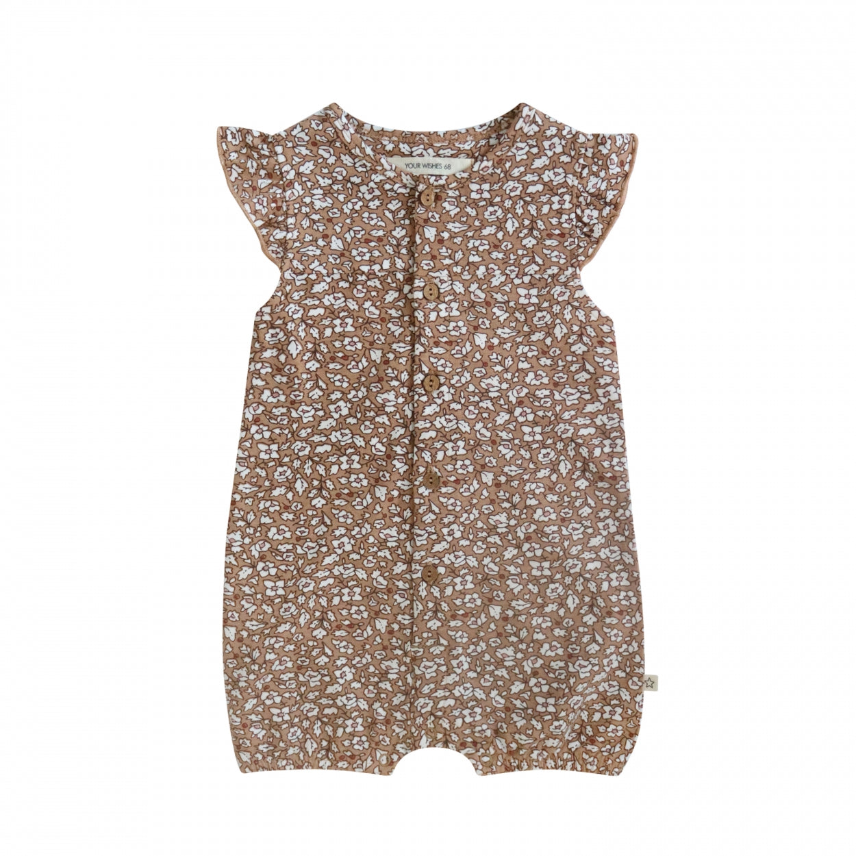 Your Wishes Jumpsuit Flore Tan | Alyna