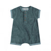 Jongens Jumpsuit Towel | Edward van Your Wishes in de kleur Goblin Blue in maat 68.