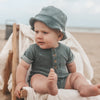 Jongens Jumpsuit Towel | Edward van Your Wishes in de kleur Goblin Blue in maat 68.