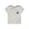 Jongens Shirt Crab | Edin van Your Wishes in de kleur Chalk in maat 92.