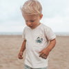 Jongens Shirt Crab | Edin van Your Wishes in de kleur Chalk in maat 92.