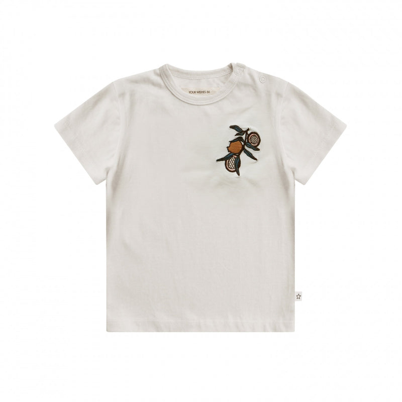 Meisjes Shirt Maracuja | Arwen van Your Wishes in de kleur Chalk in maat 92.