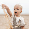 Meisjes Shirt Maracuja | Arwen van Your Wishes in de kleur Chalk in maat 92.