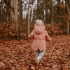 Meisjes Jas Oumi | Parka van Your Wishes in de kleur Canyon Rose in maat 122-128.