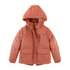 Meisjes Jas Oumi | Parka van Your Wishes in de kleur Canyon Rose in maat 122-128.