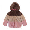 Meisjes Jas Ollie | Colour Block van Your Wishes in de kleur Multicolor in maat 86.