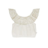 Meisjes Top Jaxie | Rib van Your Wishes in de kleur Ecru in maat 134-140.