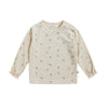 Meisjes Shirt Gardina | Cherry van Your Wishes in de kleur Putty in maat 74.