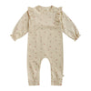 Meisjes Babypak Joepke | Cherry van Your Wishes in de kleur Putty in maat 74.