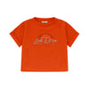 Meisjes Shirt Angie | Meet Me van Your Wishes in de kleur Flame in maat 134-140.