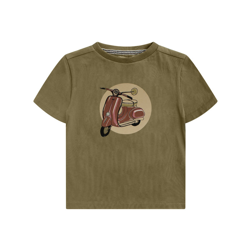 Jongens Shirt Adri | Scoot van Your Wishes in de kleur Drie Herb in maat 134-140.