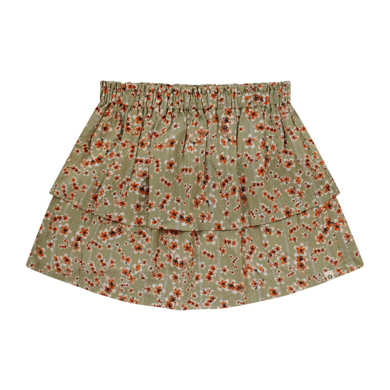 Meisjes Rokje Desiree | Giardino van Your Wishes in de kleur Slate Green in maat 134-140.