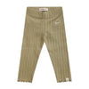 Meisjes Legging Jill | Twin Rib van Your Wishes in de kleur Slate Green in maat 98.