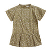 Meisjes Jurk Juna | Broderie van Your Wishes in de kleur Slate Green in maat 134-140.