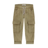 Jongens Broek Jorn | Cotton Stretch van Your Wishes in de kleur Slate Green in maat 134-140.