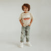 Jongens Broek Denim | Floyd van Your Wishes in de kleur Denim Blue in maat 140.