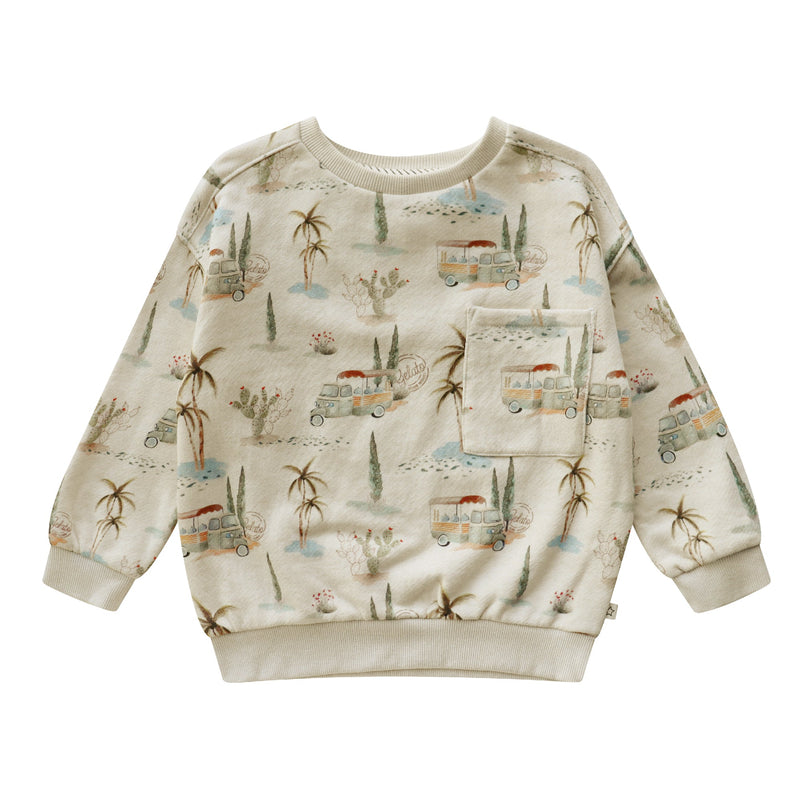 Jongens Sweater Giorgio | Gelato Life van Your Wishes in de kleur Multicolor in maat 134-140.