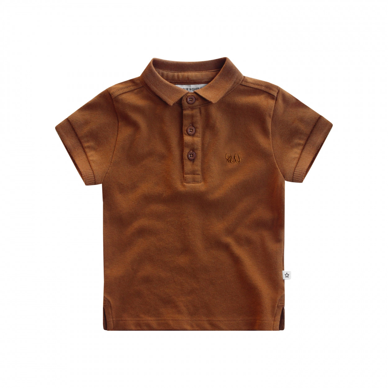 Jongens T-Shirt Solid | Djamie van Your Wishes in de kleur Glazed Ginger in maat 92.