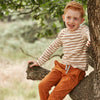 Jongens Pants Solid | Dato van Your Wishes in de kleur Glazed Ginger in maat 92.