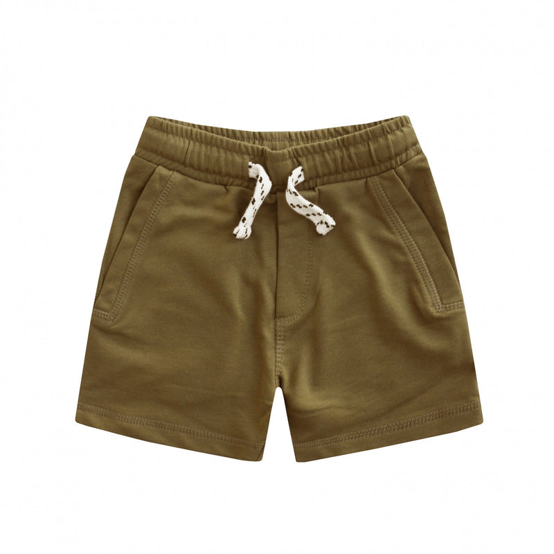 Jongens Pants Solid | Dex van Your Wishes in de kleur Plantation in maat 92.