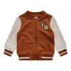 Jongens College Jacket Solid | Dilano van Your Wishes in de kleur Glazed Ginger in maat 92.