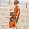 Jongens Pants Solid | Dukos van Your Wishes in de kleur Glazed Ginger in maat 92.
