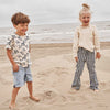 Jongens Jeansshorts | Aaron van Your Wishes in de kleur Denim Blue in maat 92.
