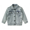 Meisjes Jacket Denim | Avery van Your Wishes in de kleur Denim Blue in maat 92.