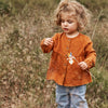 Meisjes Jeans | Dana van Your Wishes in de kleur Denim Blue in maat 140.
