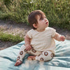 Meisjes T-Shirt Wavy | Dixie van Your Wishes in de kleur Ivory in maat 68.